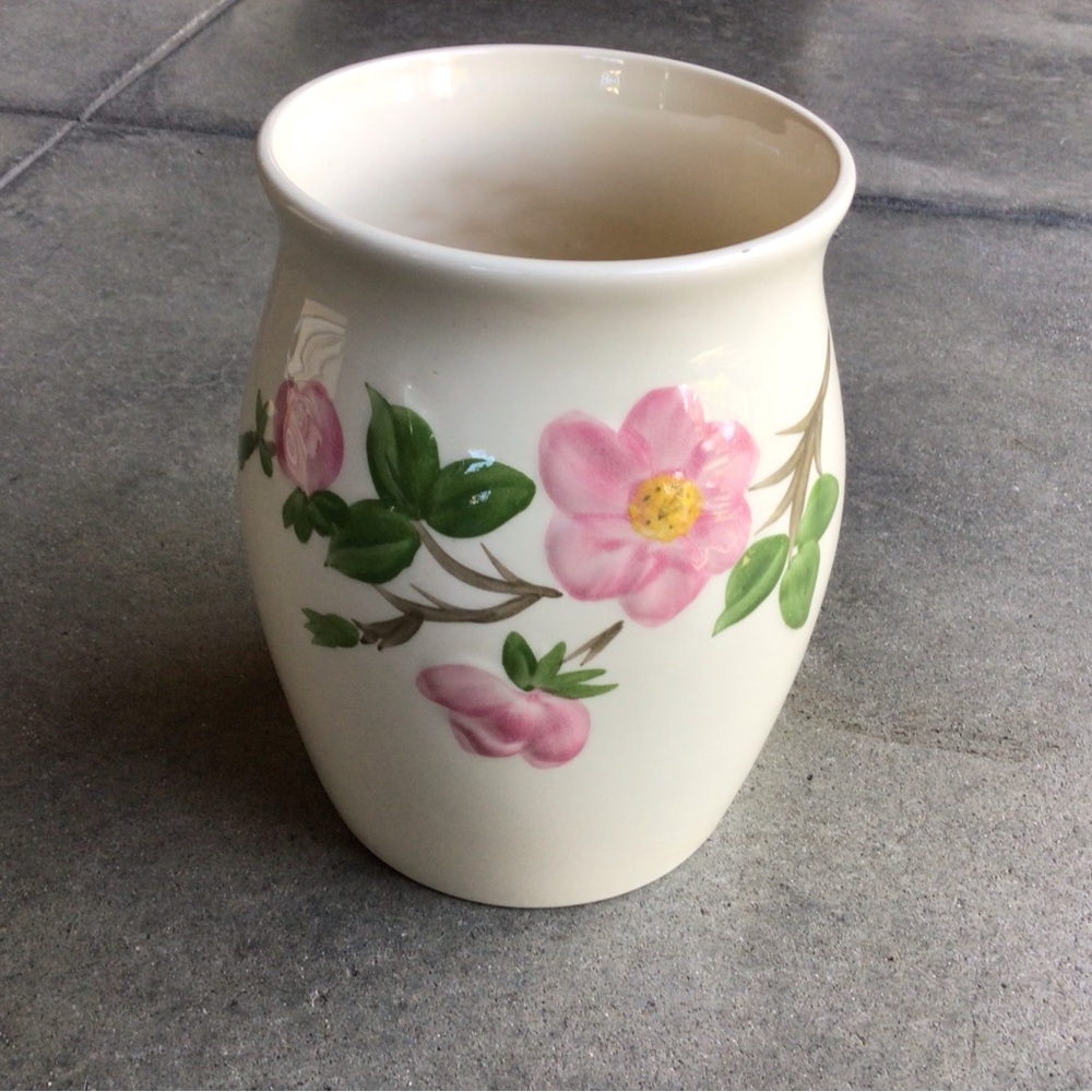 Franciscan Desert Rose Utensil Crock/Vase Made in England